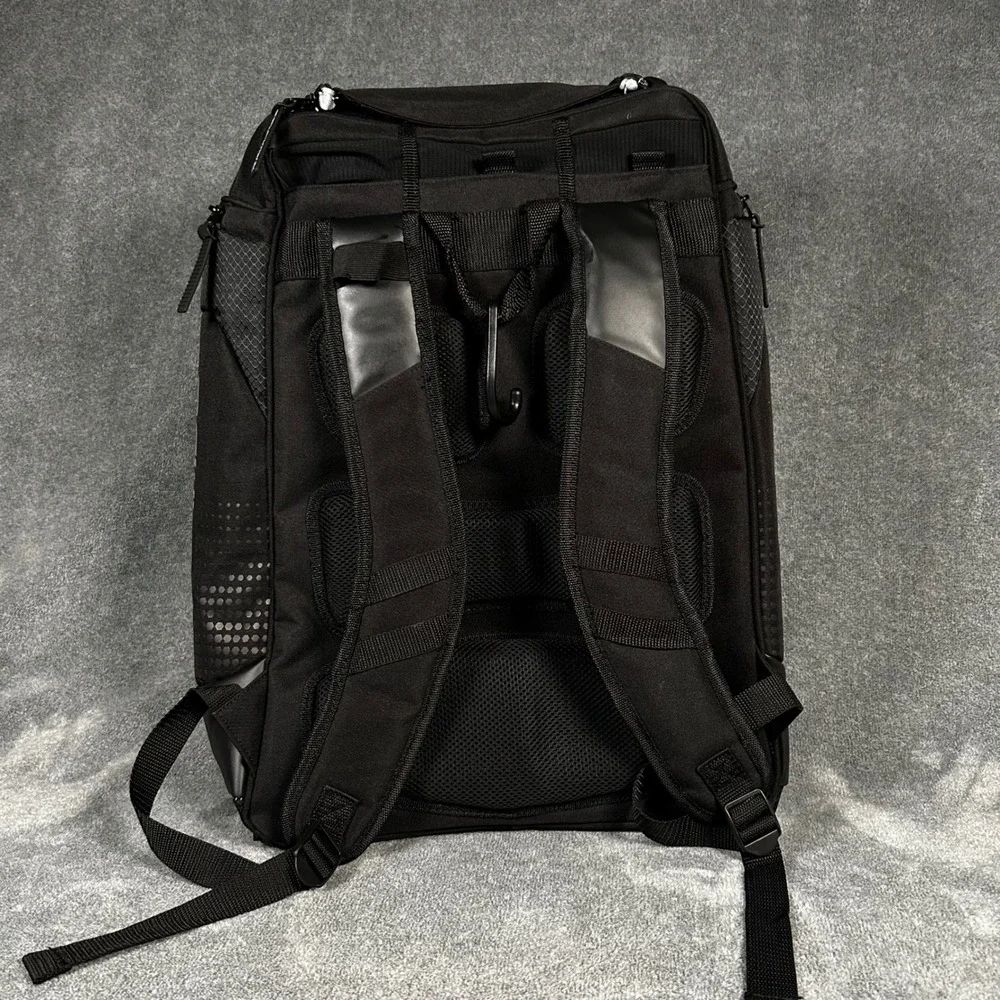Rawlings Legion Baseball Softball Backpack Black 45L Bat Sleeves Shoe Pocket NEW